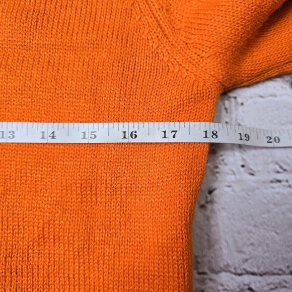 Halloween Poof Skeleton Witch Sequin Long Sleeve Crew Neck Knit Sweater Small - Picture 8 of 10